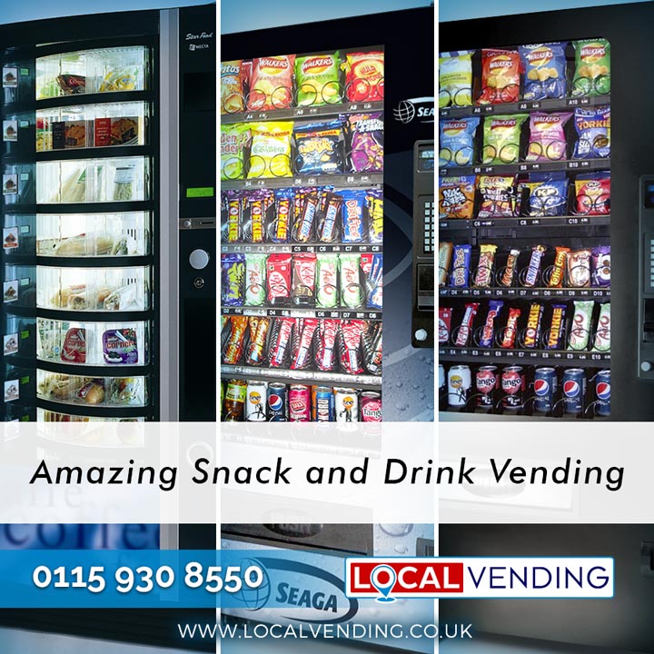 Amazing snacks and drinks vending machines