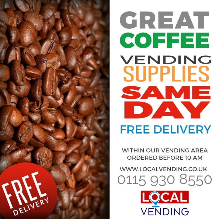 Great coffee vending supplies same day delivery