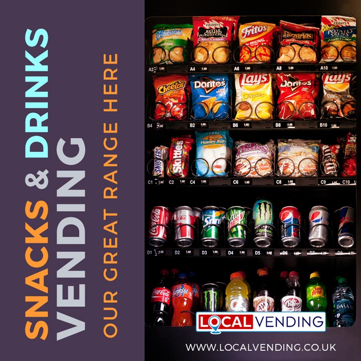 Snack and drink vending machines